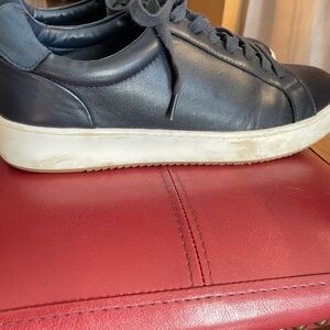 Nordstrom Rack Navy leather ortholite dress sneakers